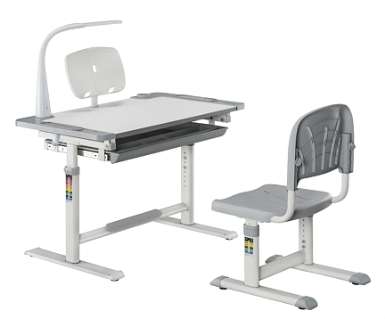 Комплект парта и стул Cubby Lupin с лампой и подставкой для книги